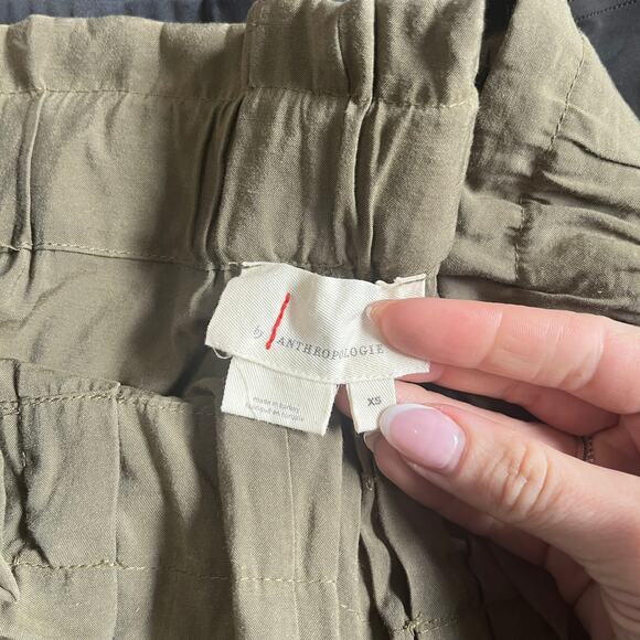By Anthropologie Green Cargo Parachute Pants Size XS - Picture 2 of 7
